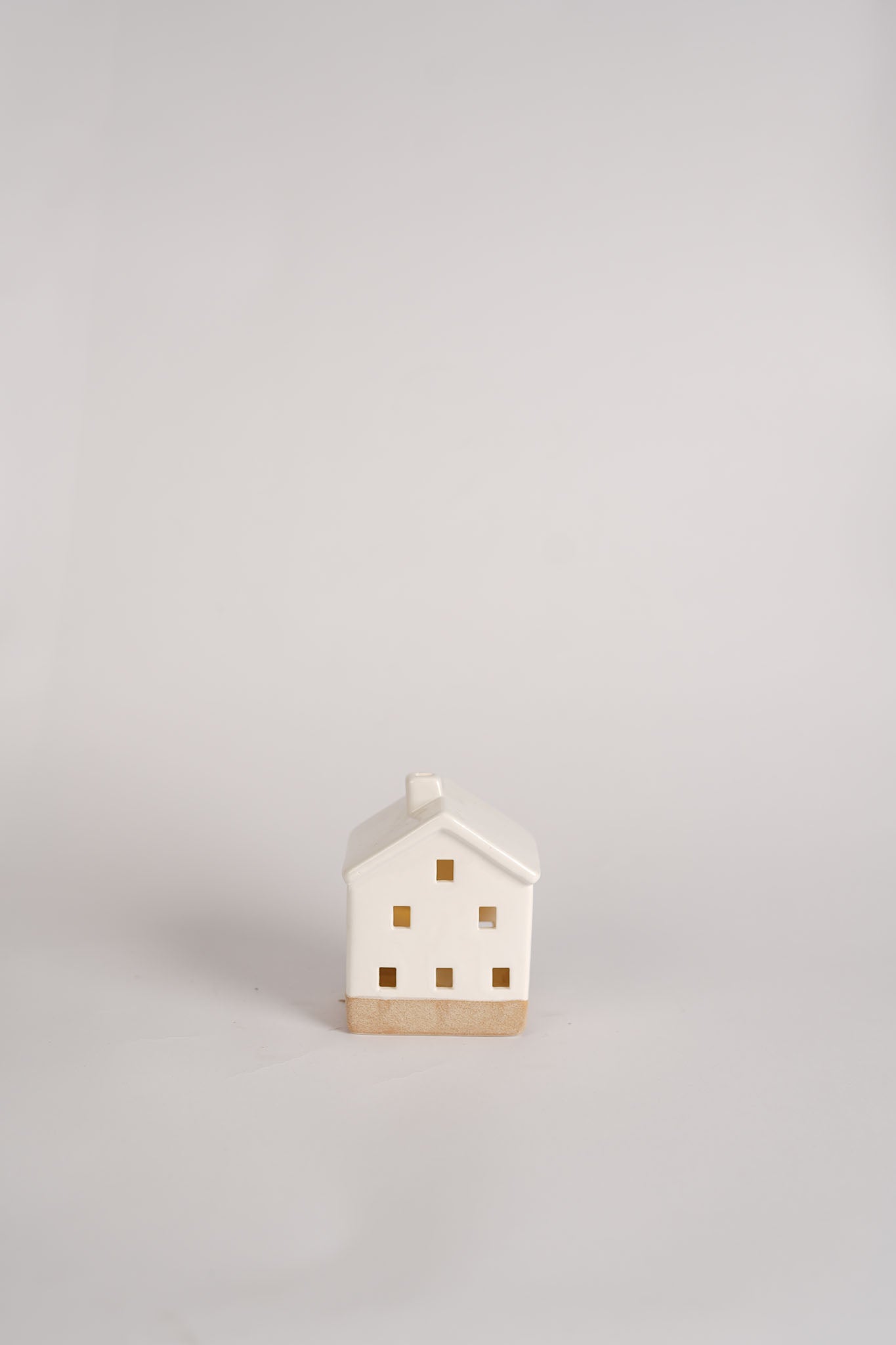 Small LED Ceramic House - 12cm