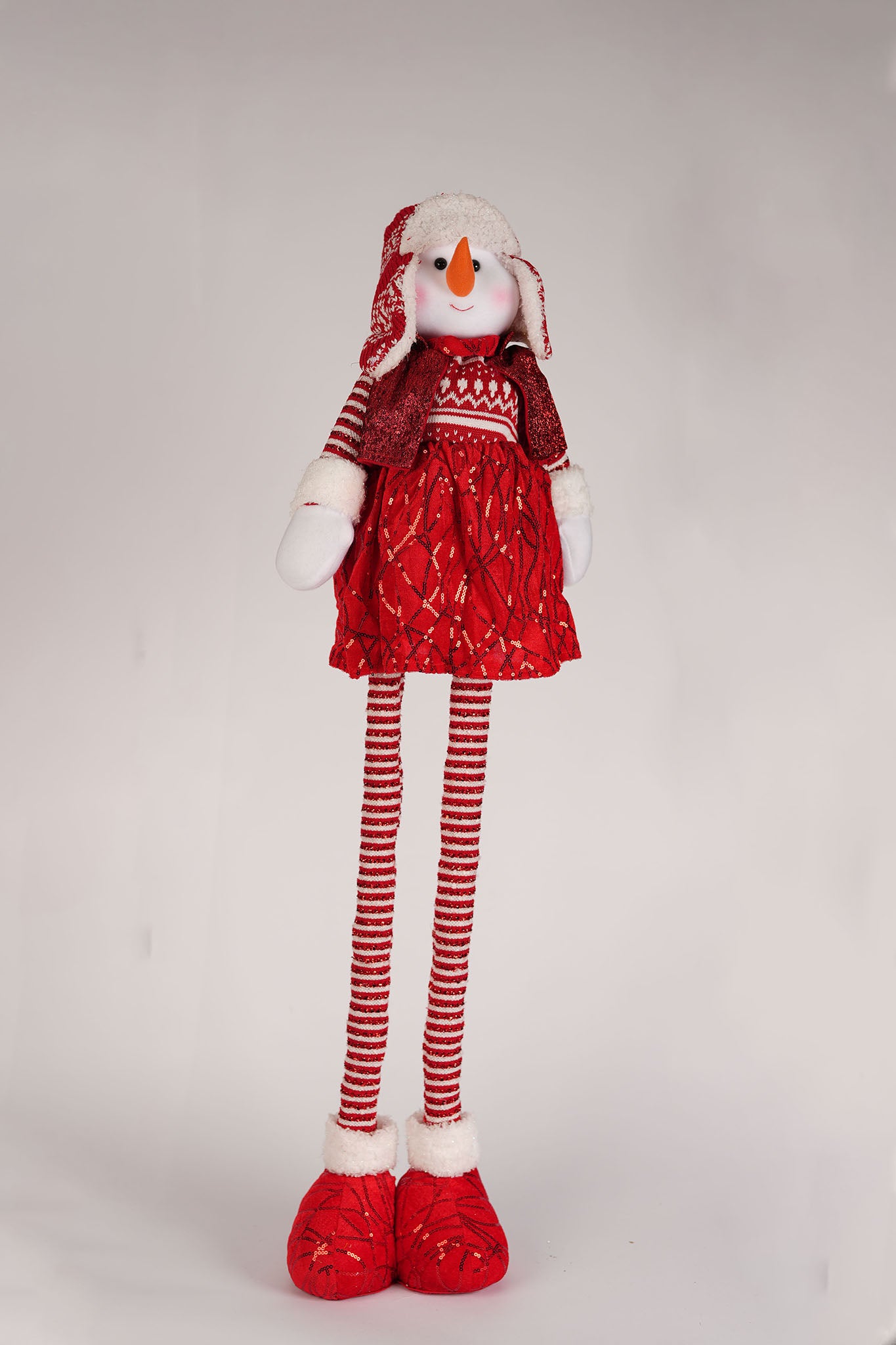 Adjustable Height Snowman Decoration