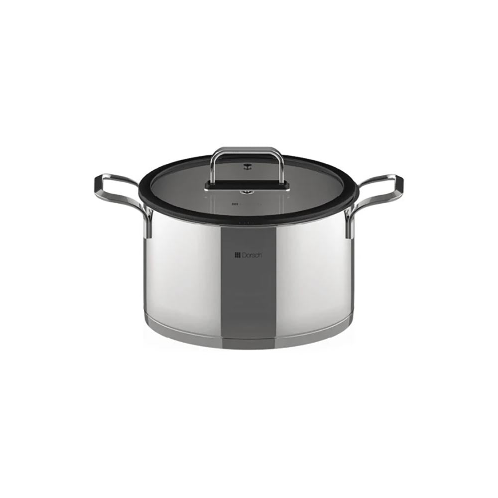 Dorsch 24cm Stainless Steel Stock Pot - 6.55L Capacity