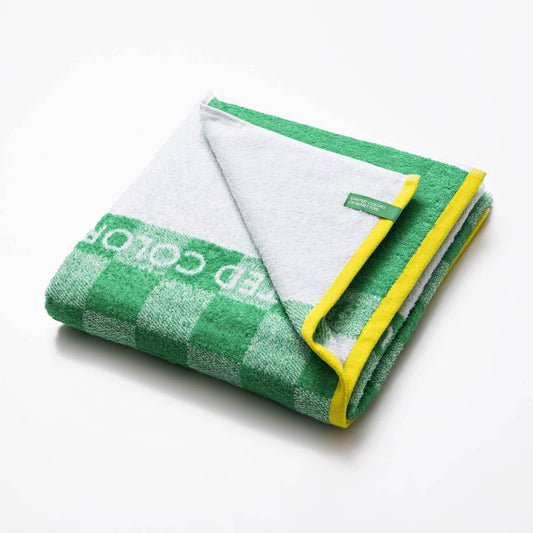 Green Kids Beach Towel Benetton