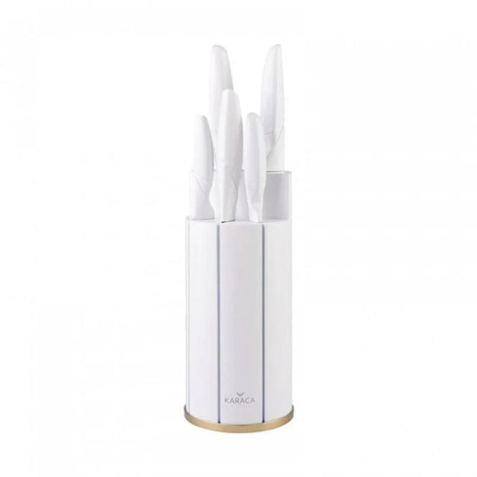 Karaca Retro White 6 pcs Knife Set