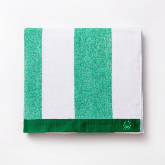 Green Rainbow Beach Towel Benetton