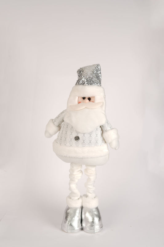 Adjustable Height White Santa - 45-75cm