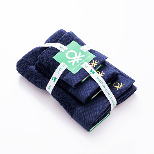 Set 3PC Blue Towel Benetton