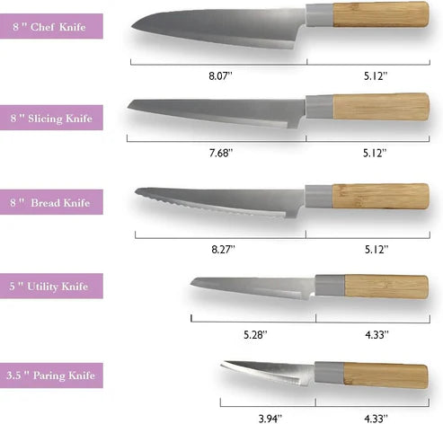 Bibeez 5-Piece Knife Set