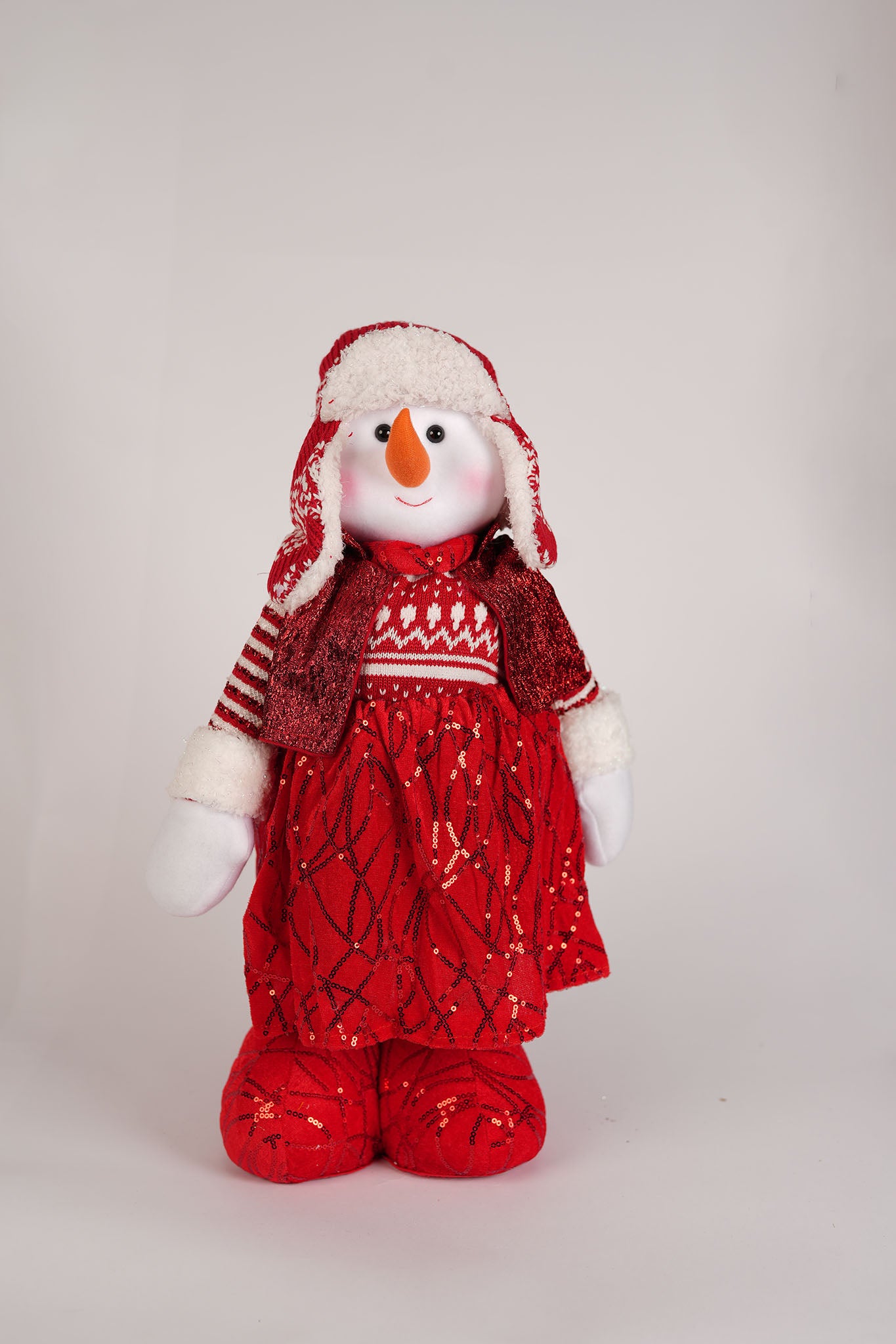 Adjustable Height Snowman Decoration