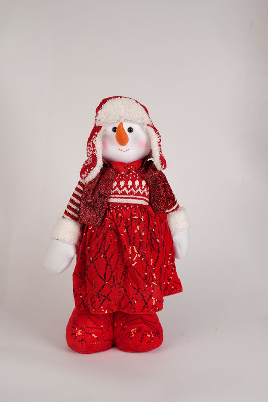 Adjustable Height Snowman Decoration
