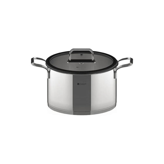 Dorsch 24cm Stainless Steel Stock Pot - 6.55L Capacity